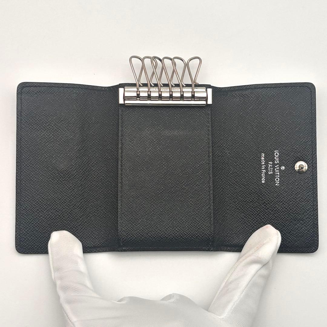 極美品✨ルイヴィトン 6連 キーケース ダミエ グラフィット ミュルティクレ6