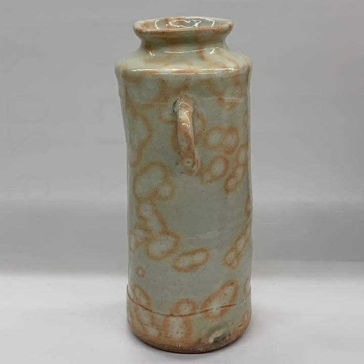 【花入21】萩6  御本手　耳付　彩雲窯　高さ22㎝