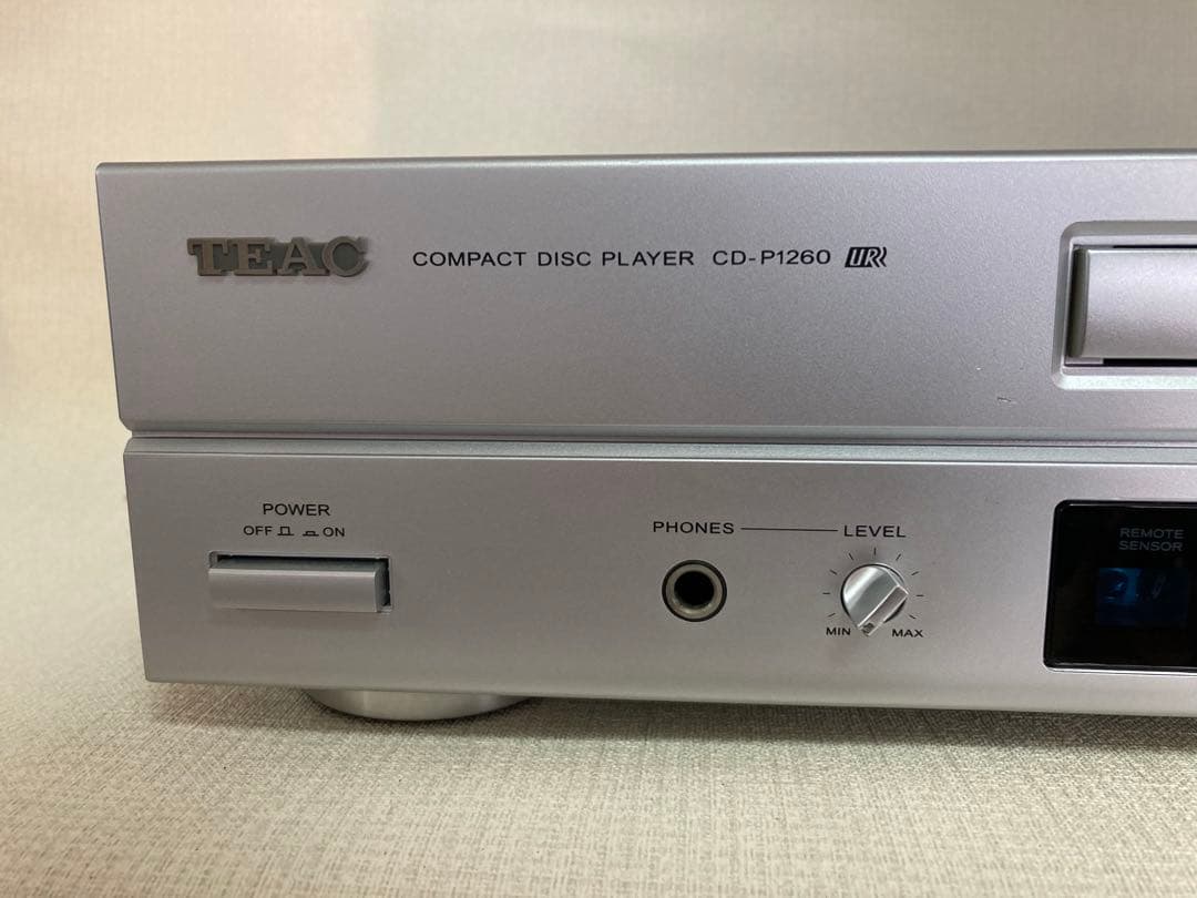 TEAC CD-P 1260 CD プレヤー 完動品