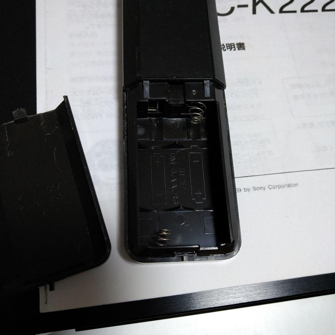 ソニー　SONY TC−K222ESG