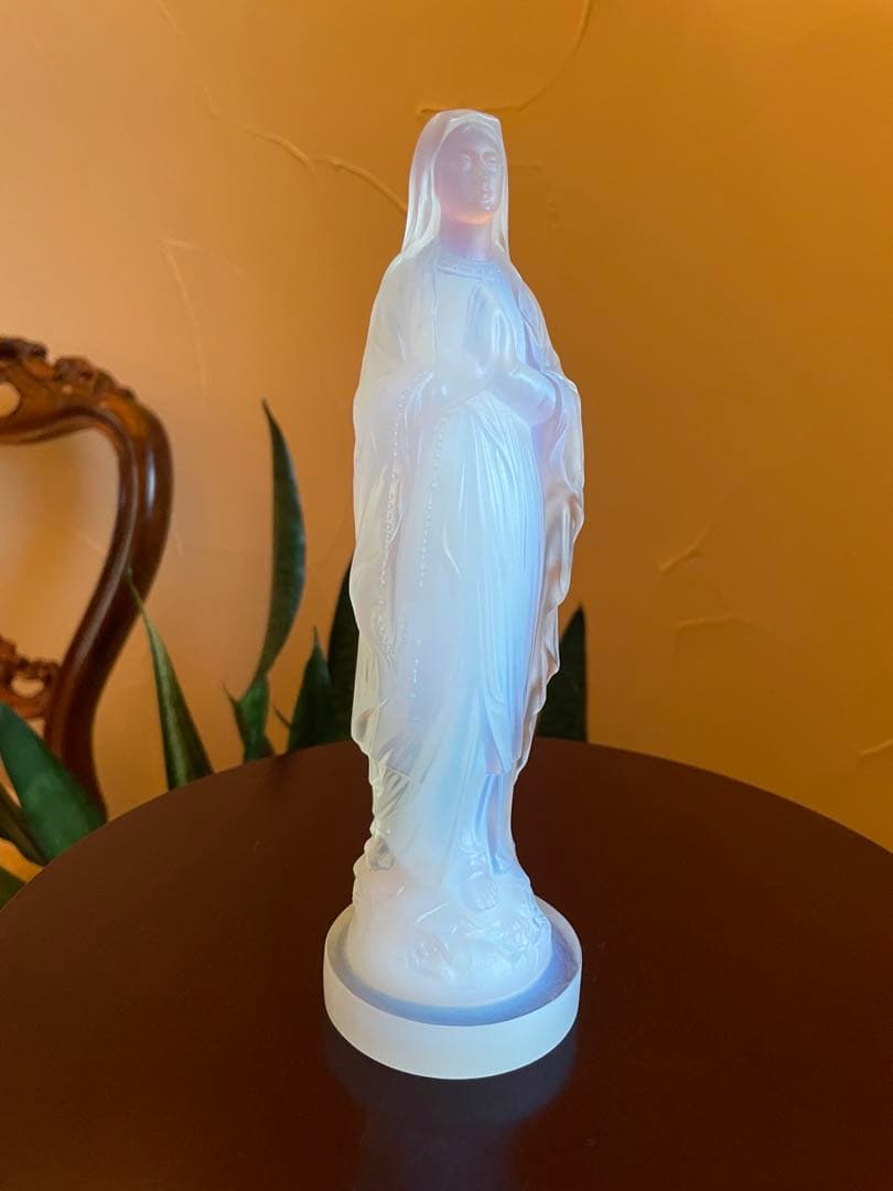 【エトラン】オパリンガラス　ルルドの聖母マリア像