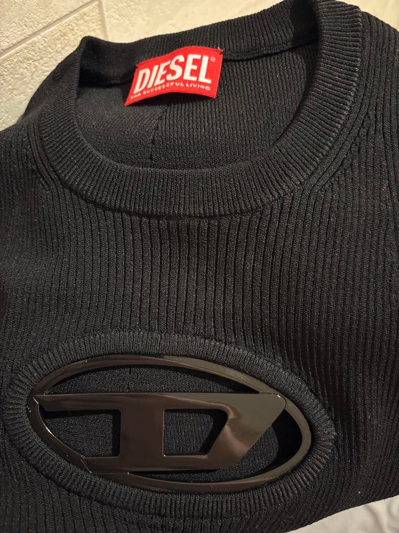 【超値引き】DIESEL ブラック タンクトップ