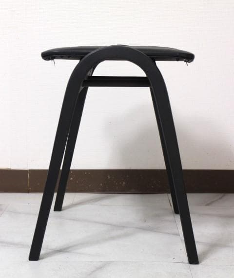 美品 秋田木工 スタッキング スツール チェア 椅子 曲木 ②