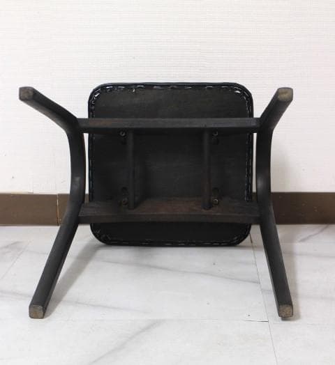 美品 秋田木工 スタッキング スツール チェア 椅子 曲木 ②