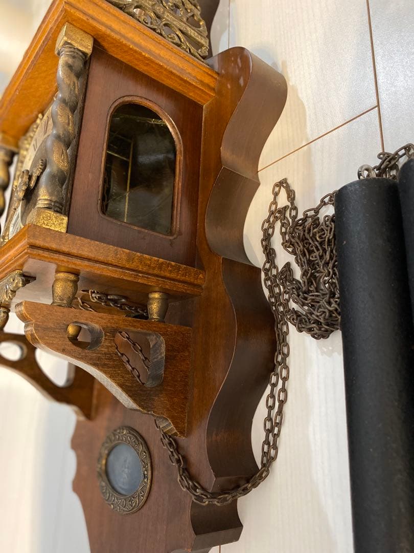 掛け時計　オランダ　Warmink社　ザーンセ時計　アンティーク