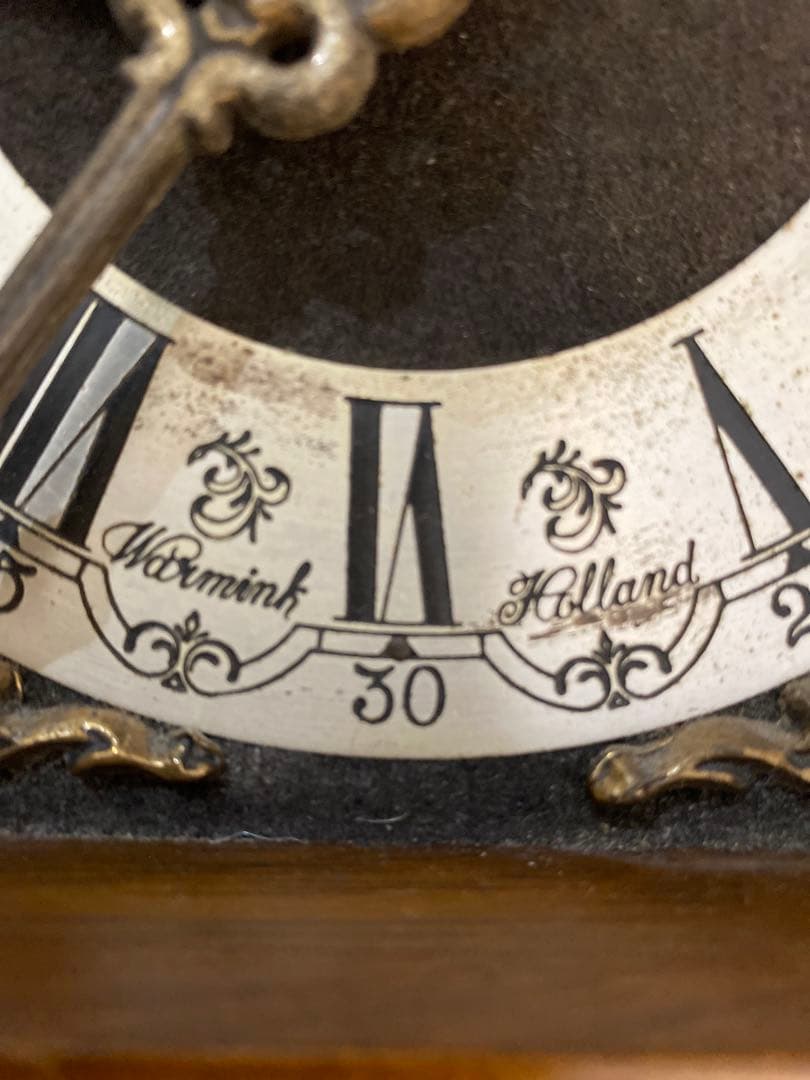 掛け時計　オランダ　Warmink社　ザーンセ時計　アンティーク