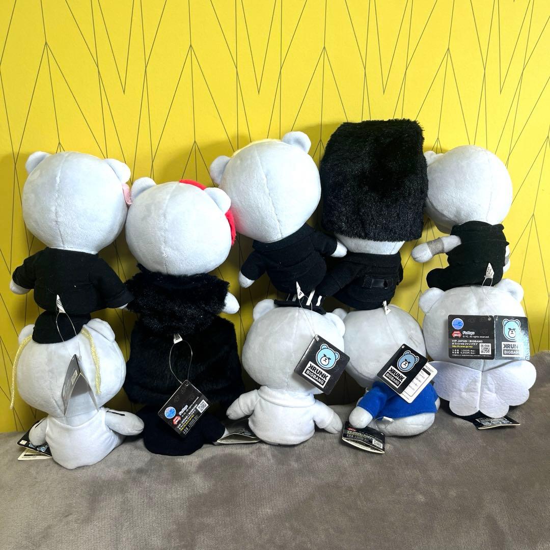KRUNK×BIGBANG おすわりぬいぐるみ1、2 フルコンプ