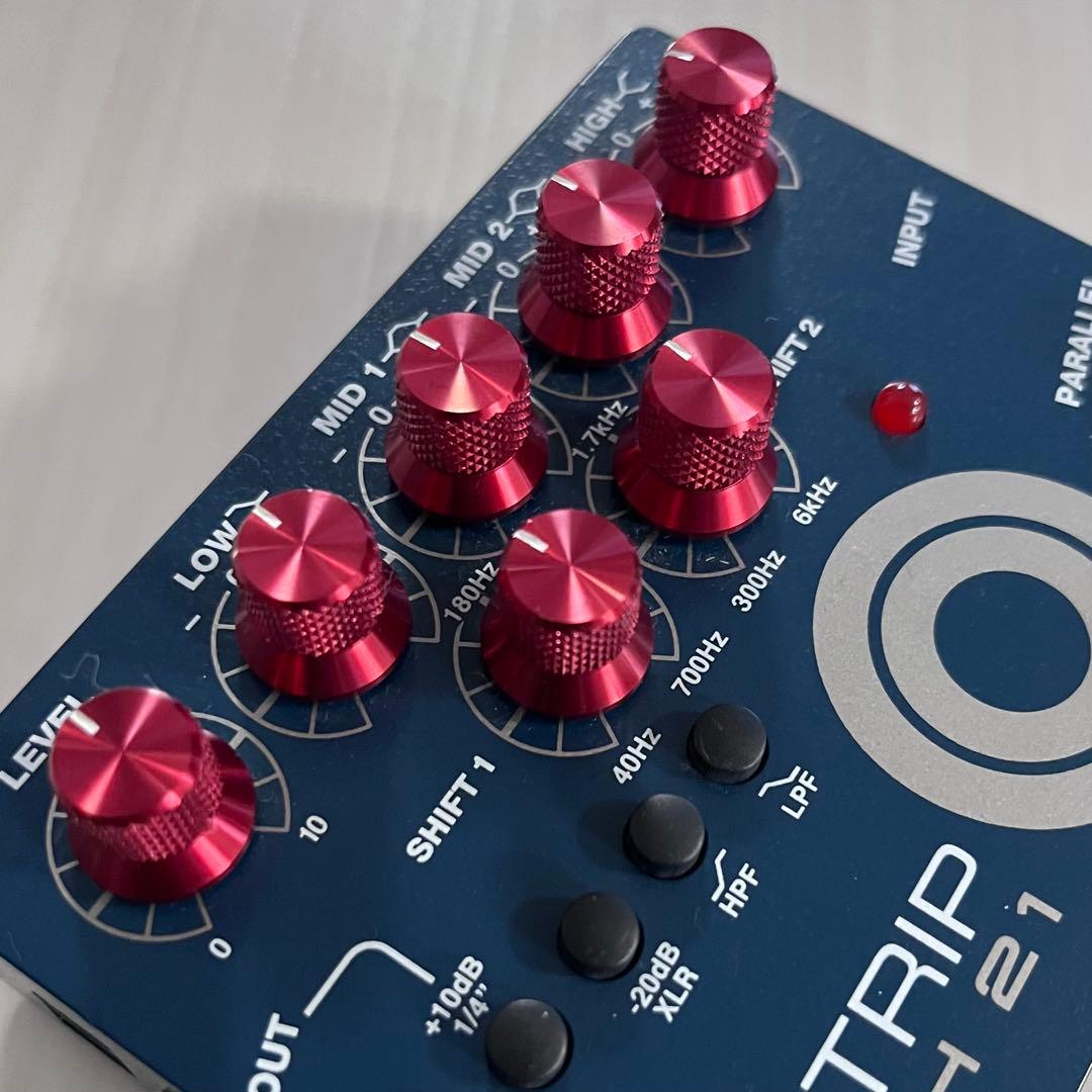 【美品】TECH21 Q\STRIP ベース/ギター用パラメトリックイコライザー