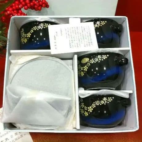 ぷくりん様リクエスト 3点まとめ商品／輪島菊割皿美濃焼蓋付蒸しグラタン碗福梅茶托