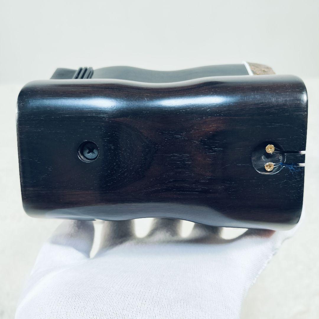 【良品】二胡　黒檀精品　蛇革　ケース付き　弓付き　説明書あり