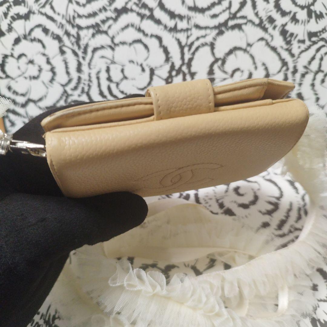 シャネル　斜め掛け　コンパクトウォレット