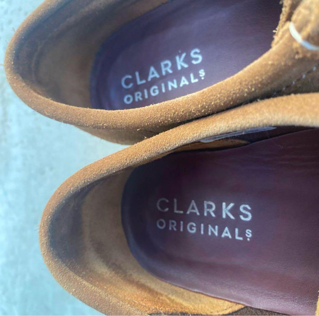 Clarks クラークス ワラビー ローカット ブラウン 26~27cm相当