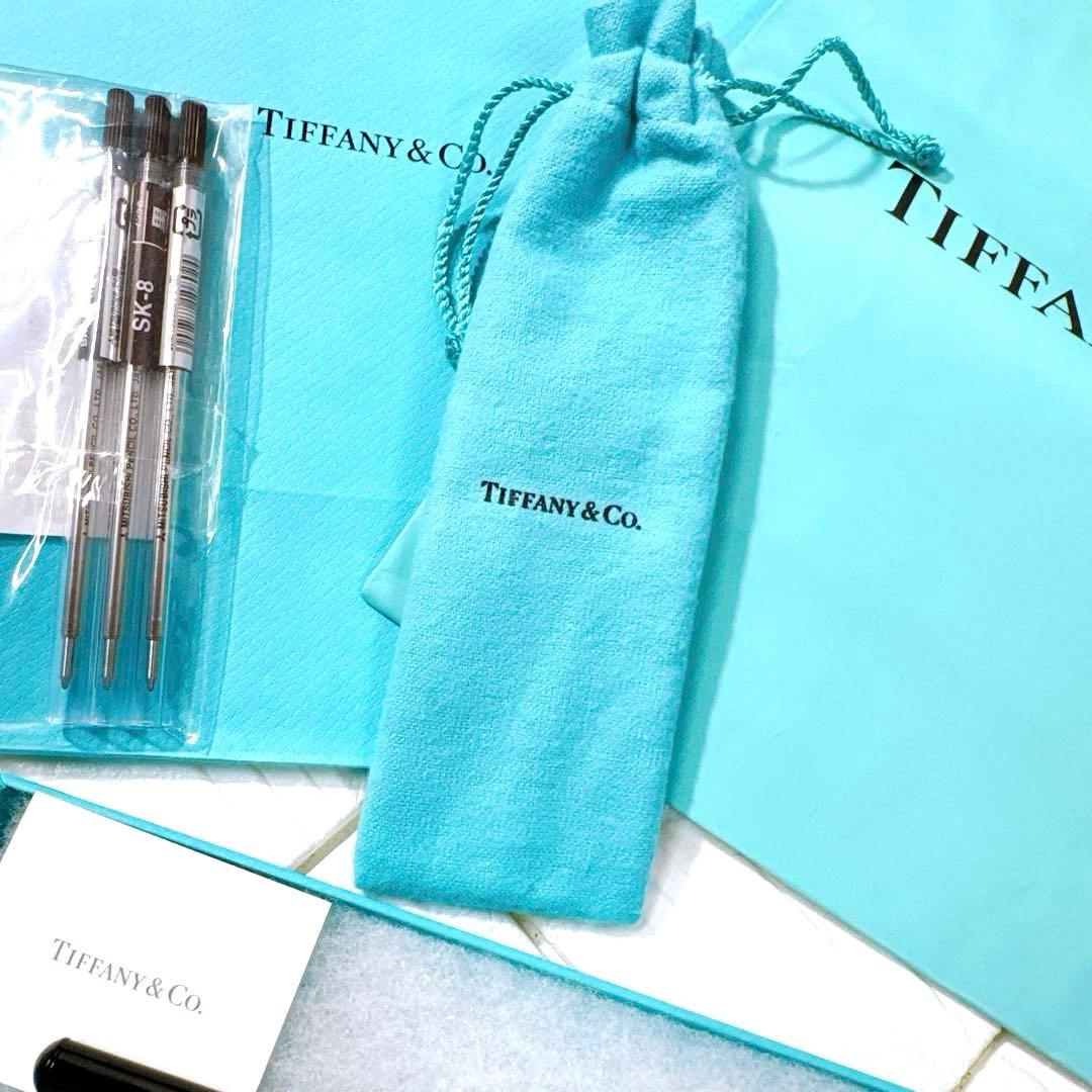 【TIFFANY & Co. 】【正規品】エレサペレッティボールペン 黒付属品付