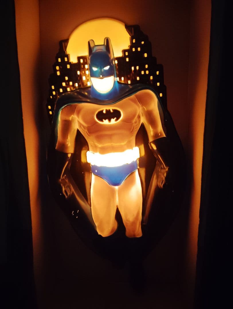 BATMAN ライト付き壁掛け彫刻 1992年