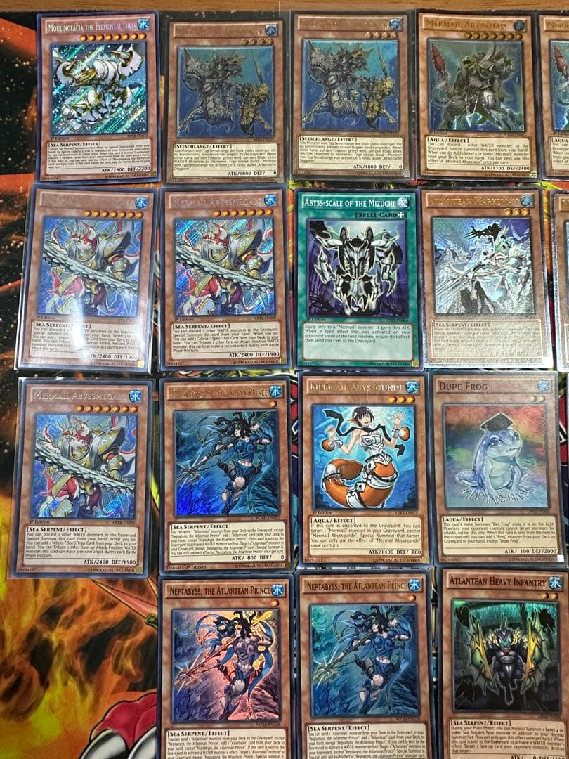 英語　海皇水精隣デッキパーツ