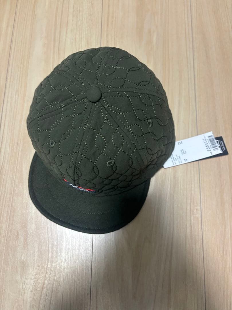 キルティングキャップ　ナンガ　clef オリーブ