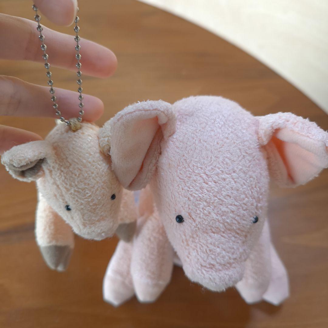 モンスイユ　ショコラ　ぶたぶた　ハート　ぶた　レア　ピンク色　オレンジ色ぬ