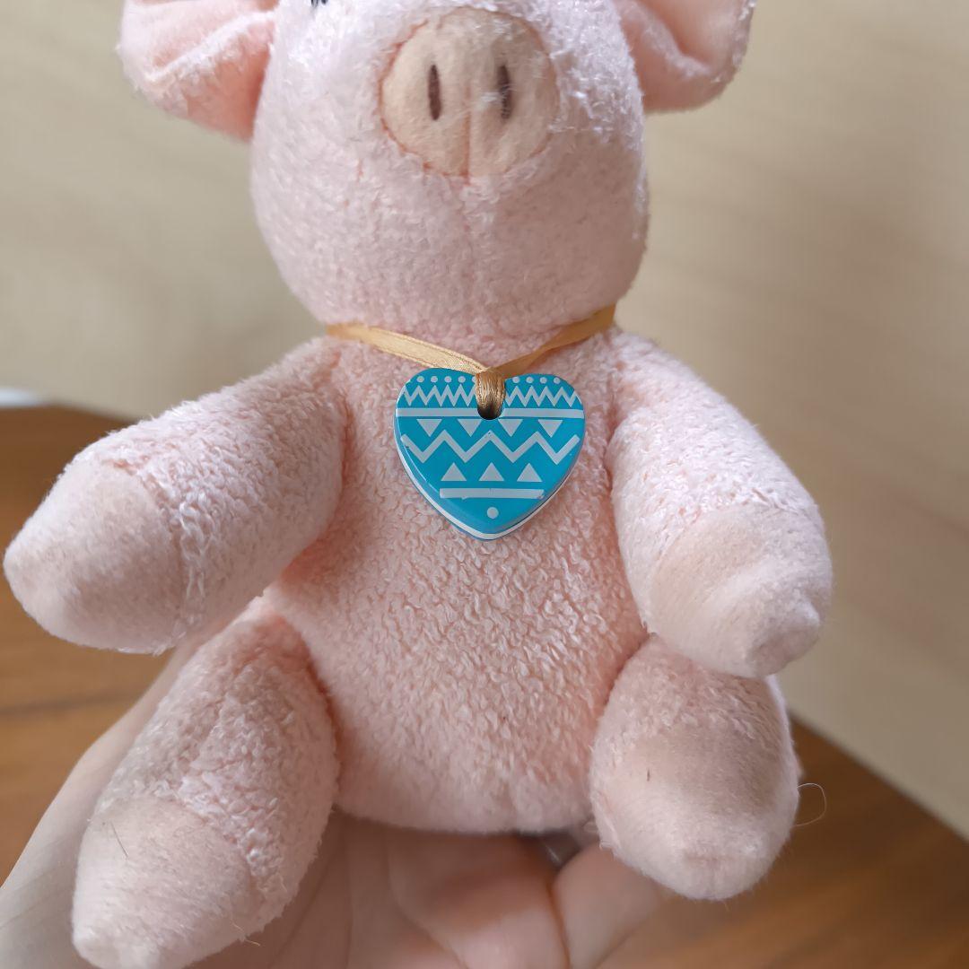 モンスイユ　ショコラ　ぶたぶた　ハート　ぶた　レア　ピンク色　オレンジ色ぬ