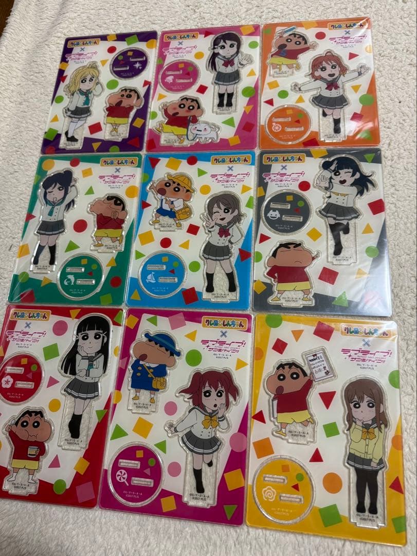 クレヨンしんちゃん×ラブライブ アクリルスタンド