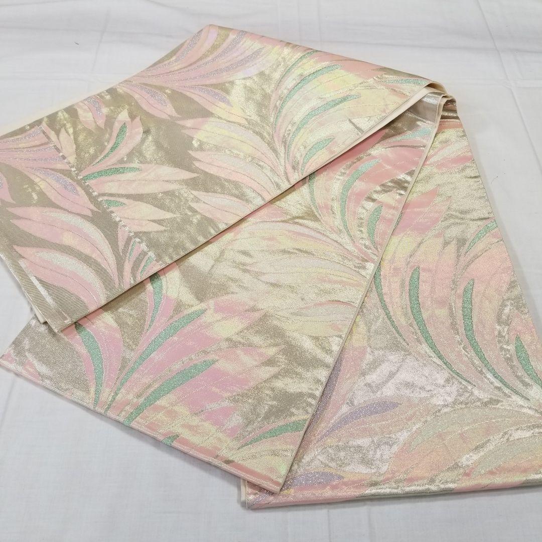 Fs112st あぜくら豪華可愛い振袖 屋敷と景観柄 金糸 正絹