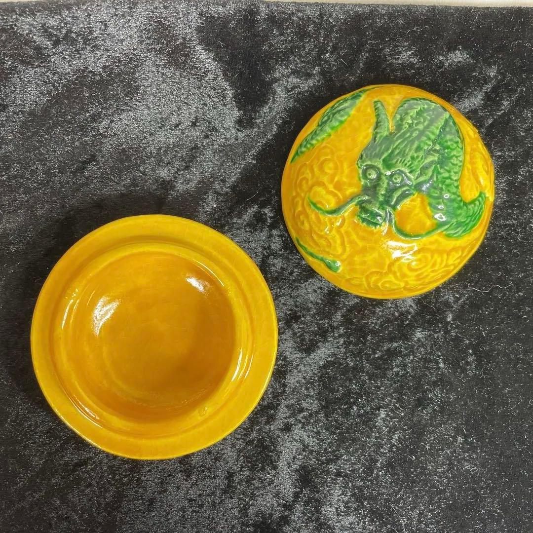 茶道具　香合　龍