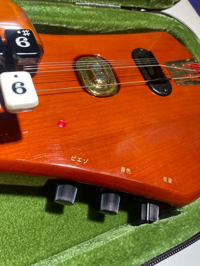(L)★美品★SUZUKI 鈴木楽器製作所 電気大正琴 大正琴 こはくCHK-1