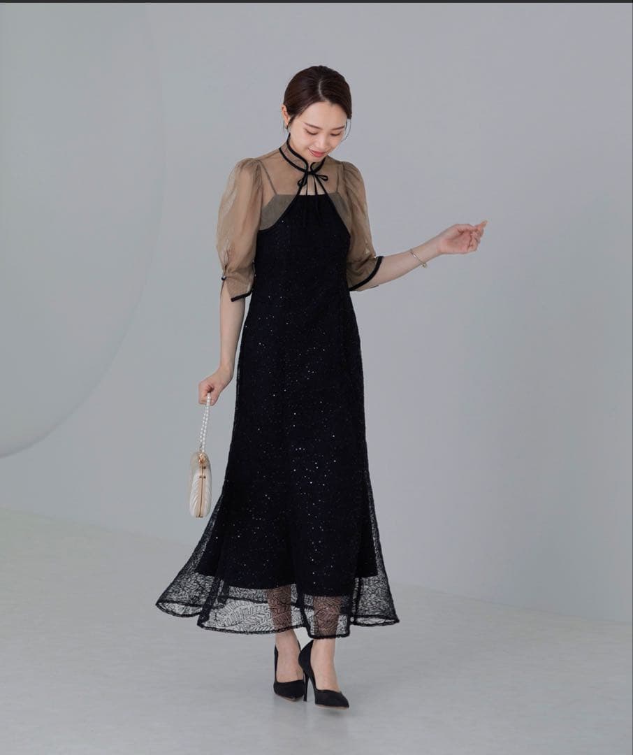 【あ】Leja スパンコール ドレス