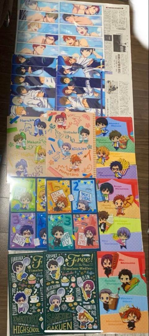 【バラ売り可】Free! クリアファイル100枚以上&A5クリアカード20枚以上