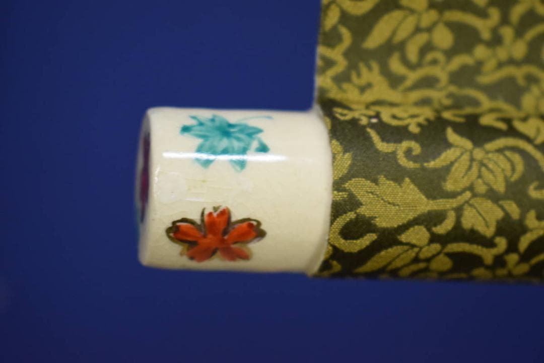 真作/入江隈登/俳句/引潮のに飛石鳥雲に/布袋屋掛軸HF-598