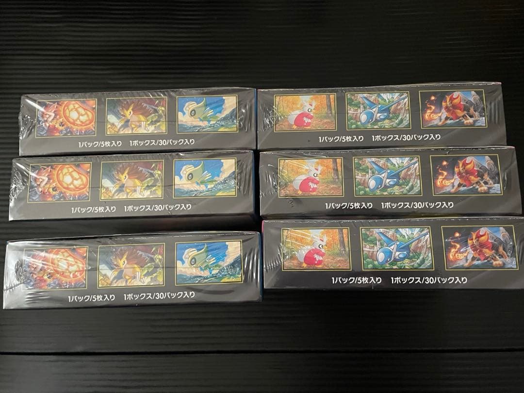 ポケカ　メガブレイブ　メガシンフォニア　新品未開封シュリンク付き3箱ずつ