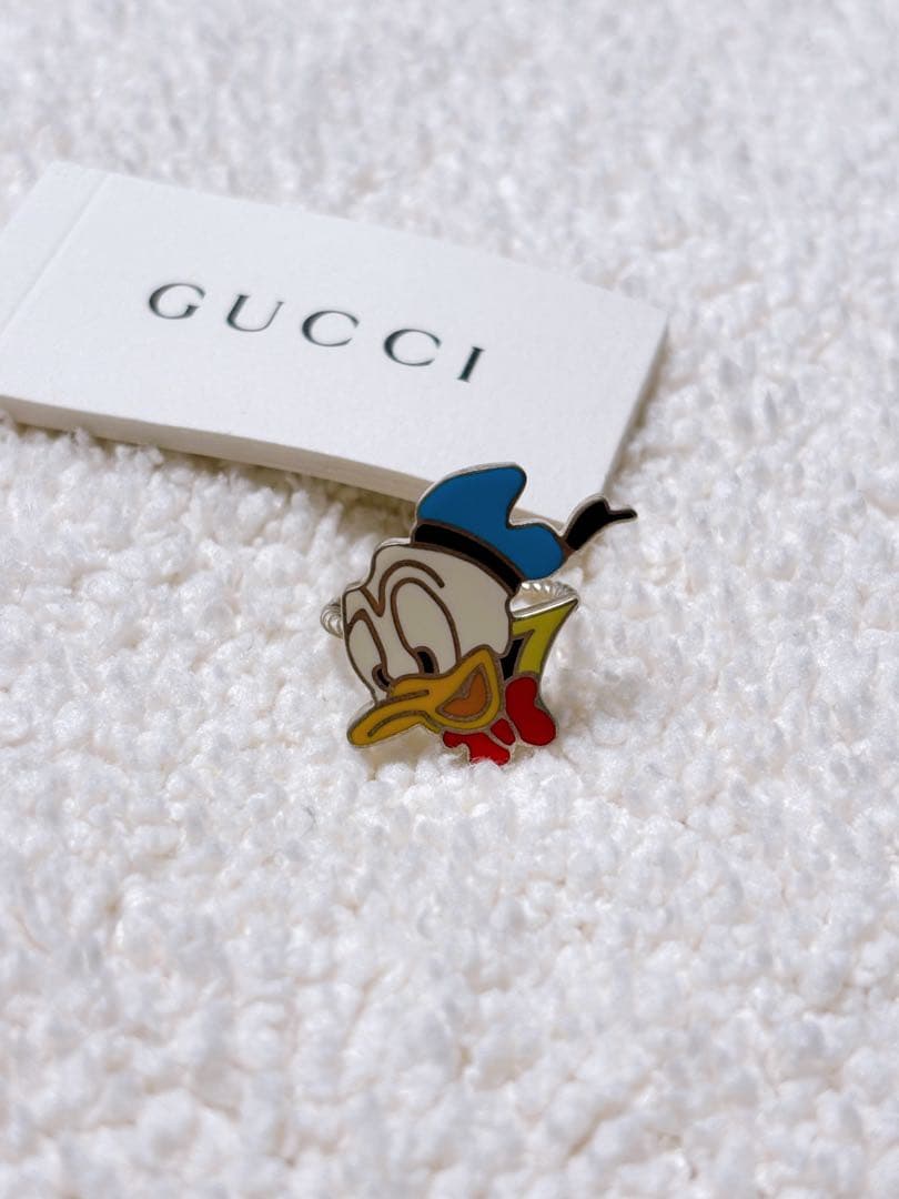 新品未使用 GUCCI グッチ Disneyディズニー ドナルド リング 12号
