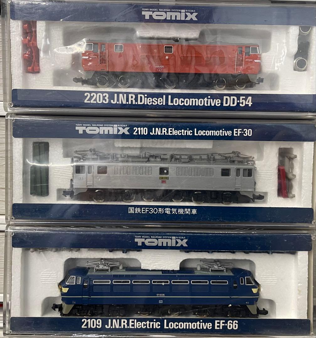 TOMIX Nゲージ鉄道模型 国鉄機関車３種類DD54形 EF66形 EF30形