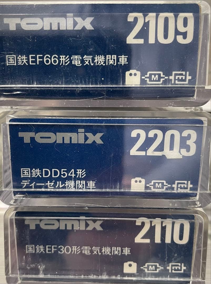 TOMIX Nゲージ鉄道模型 国鉄機関車３種類DD54形 EF66形 EF30形