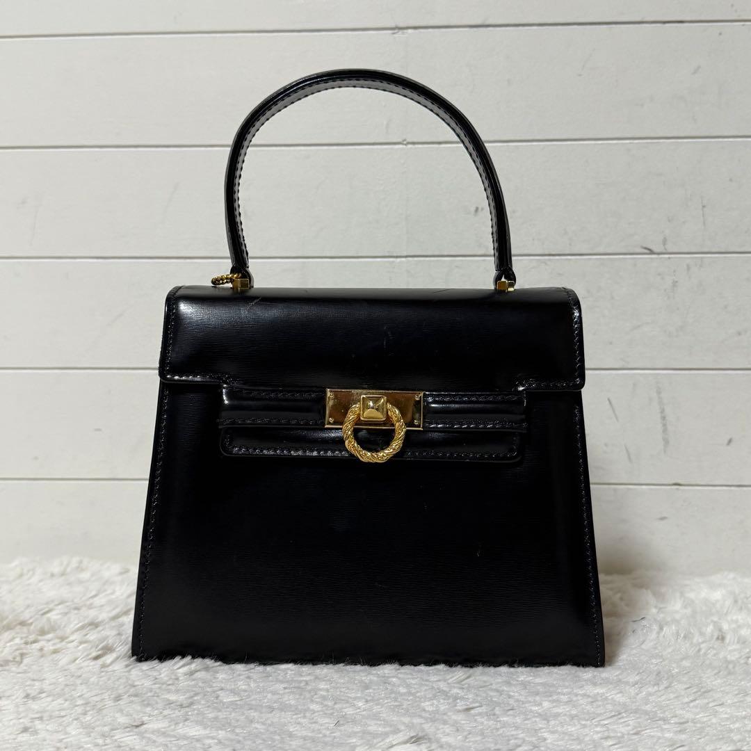 ⭐️極美品⭐️　ロウナーロンドン　ハンドバッグ　フォーマルバッグ　ゴールド金具