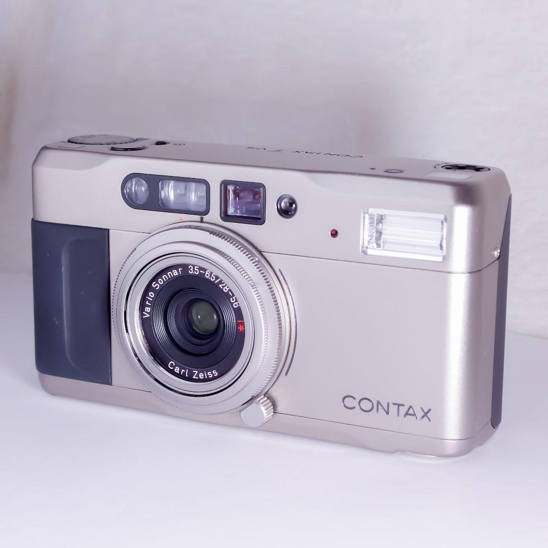 極上美品 CONTAX TVS コンパクトフィルムカメラ ケース付き返品保証付