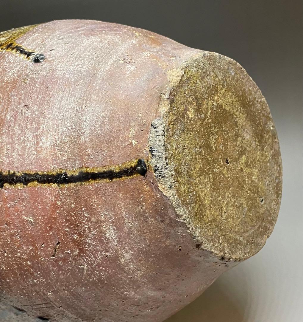 古常滑　三耳壺　胡麻だれ　大壺　32cm 　　　n577