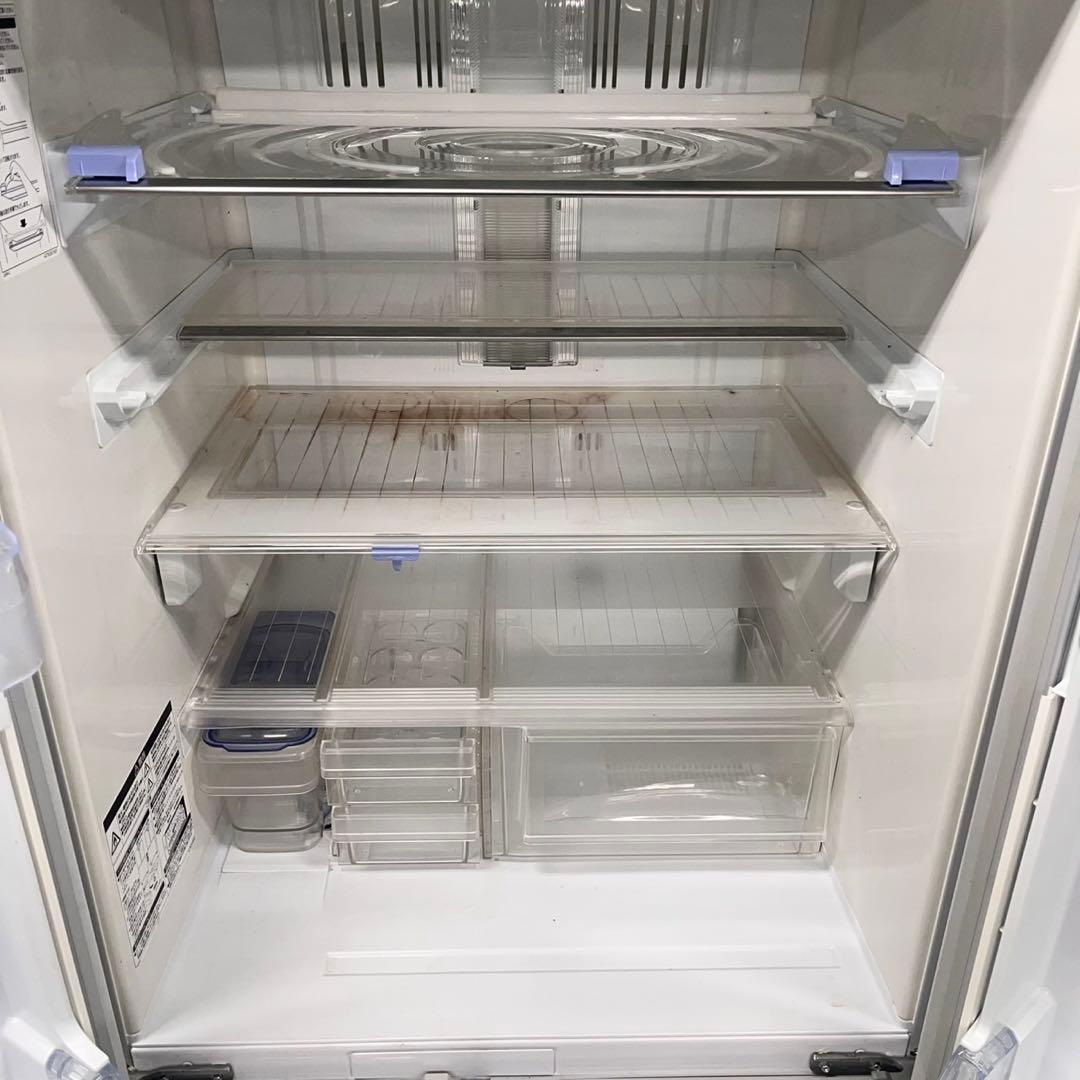 712 三菱　大型冷蔵庫　465L 400L強　家庭用　自動製氷　フレンチドア