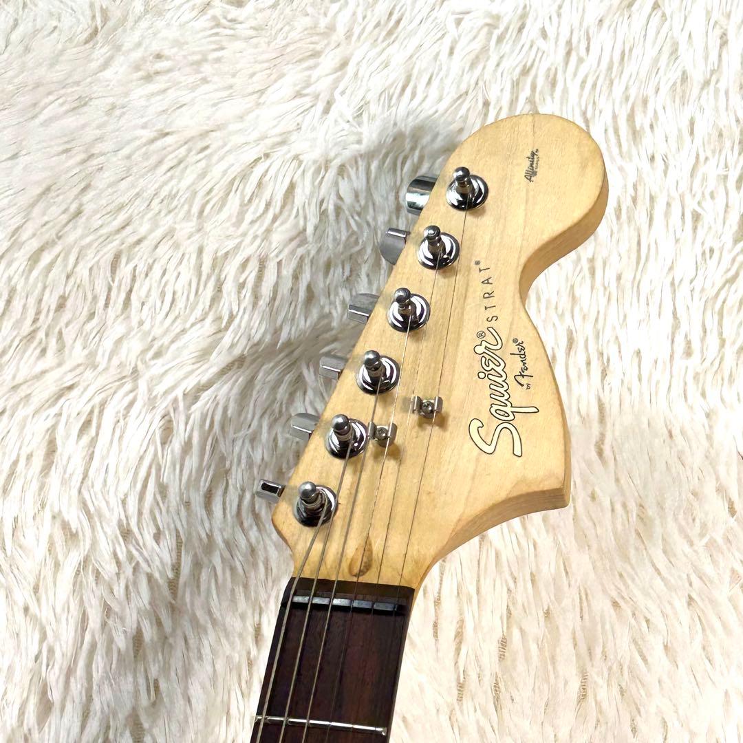 【美品レアカラー】Squier Fenderストラト バーガンディミスト
