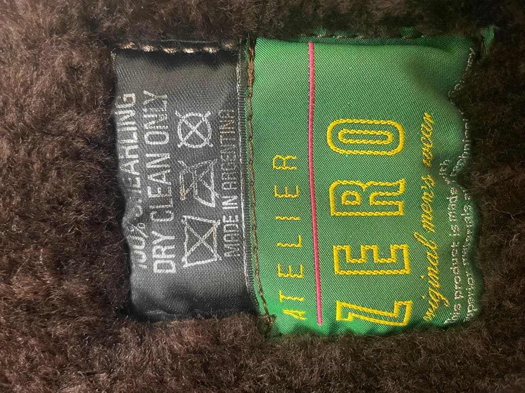 【極希少】ATELIER ZERO 最高級アルゼンチンムートンジャケット