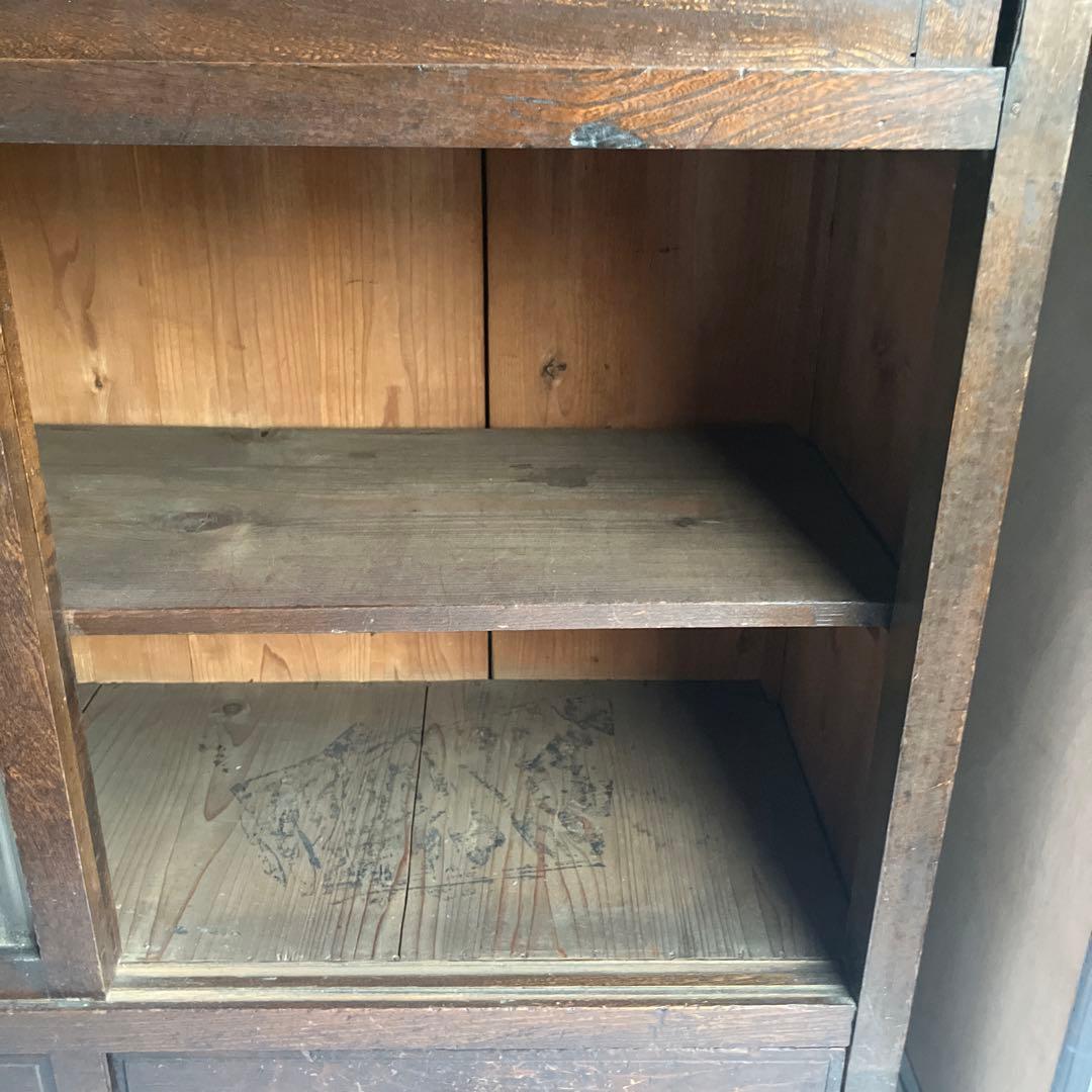 ぱぁるさん専用　木製ガラス扉キャビネット【引き取りの場合は送料分値引きします】