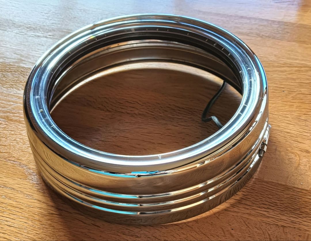 ハーレー　クリアキン　L.E.Dヘッドライトトリム