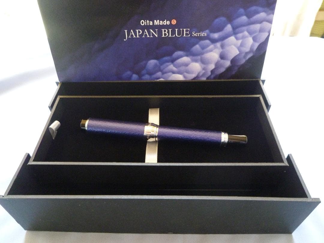 セーラー×大分 JAPAN BLUE 藍色アルミ万年筆