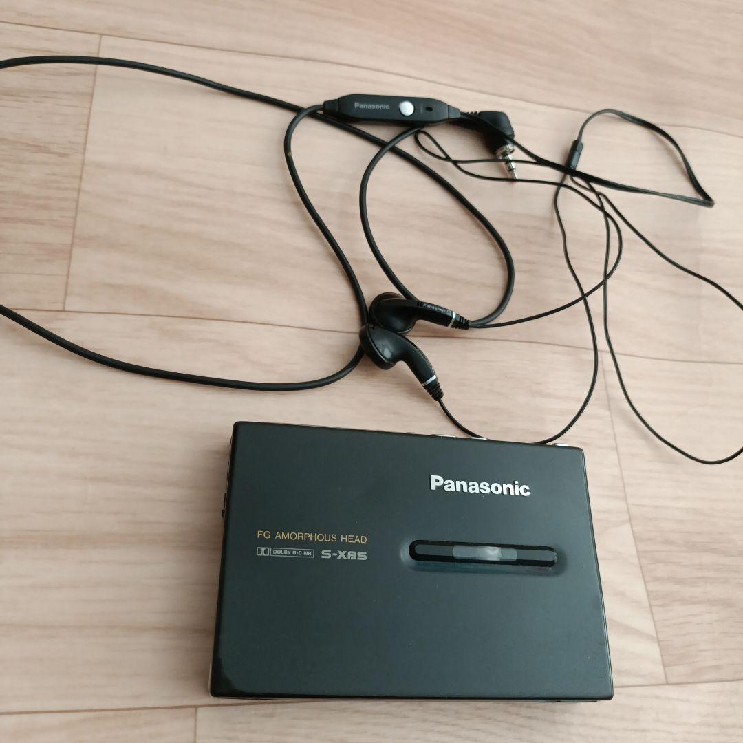 d*3様 【ジャンク】　Panasoni S-XBS カセットプレーヤー　RQ-