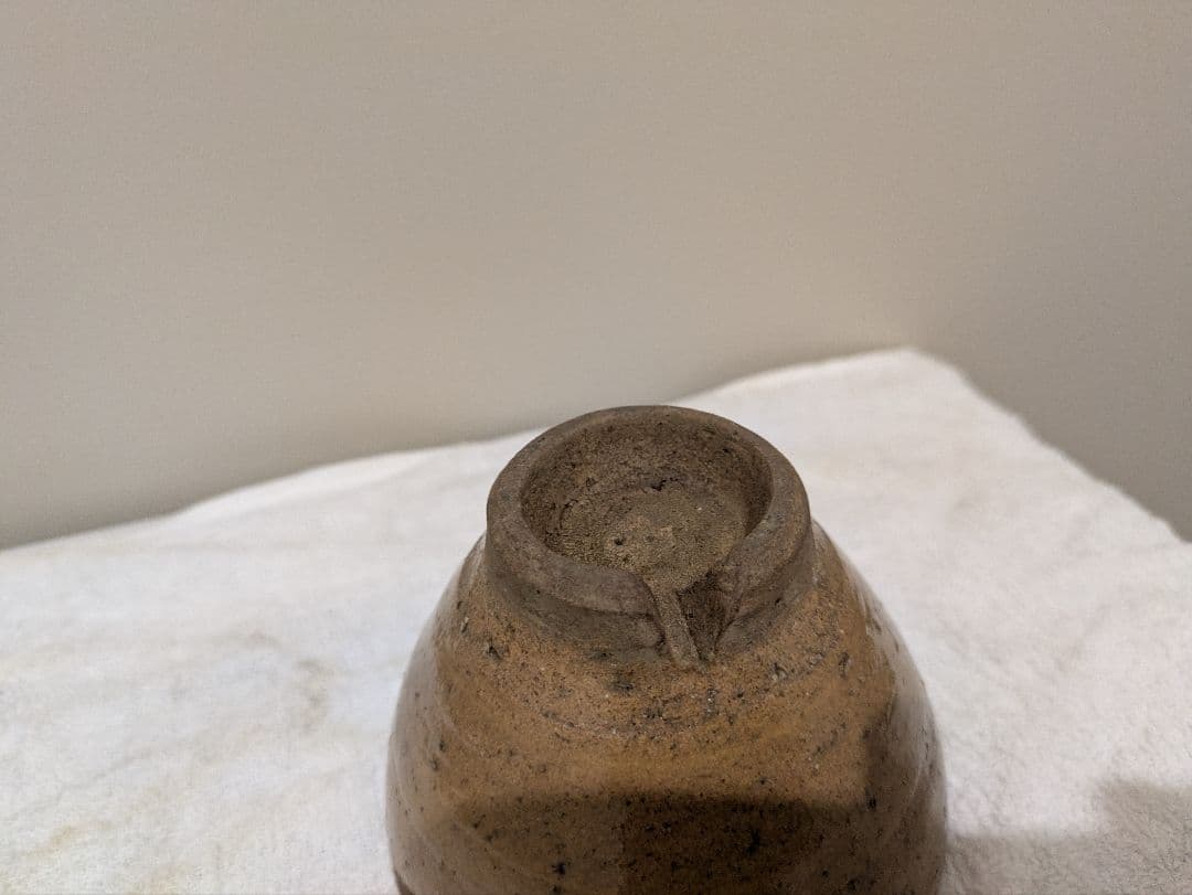 江戸時代　古萩　茶碗　割高台　時代箱　萩焼　時代物