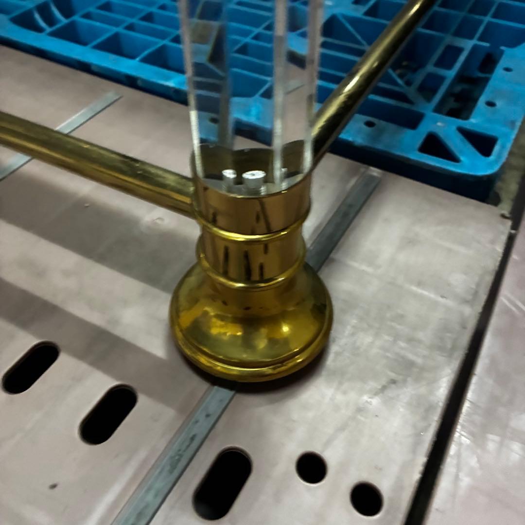 【N】サァラ麻布 オルセニゴ ガラス サイドテーブル コーヒーテーブル