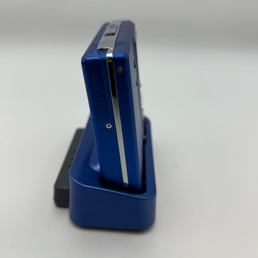 ほぼ未使用品　SHARP ポータブルMDプレイヤー　MD-DR77-A ブルー