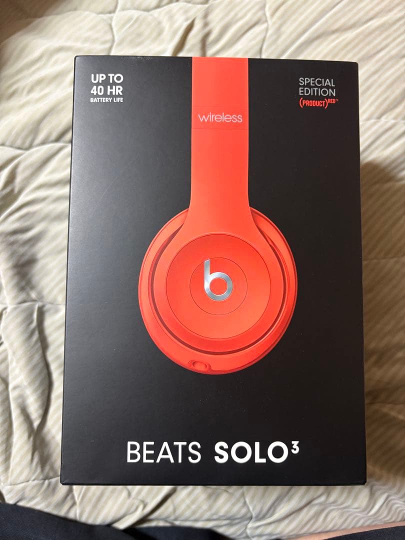 BEATS SOLO3 ワイヤレスヘッドフォン スペシャルエディション レッド