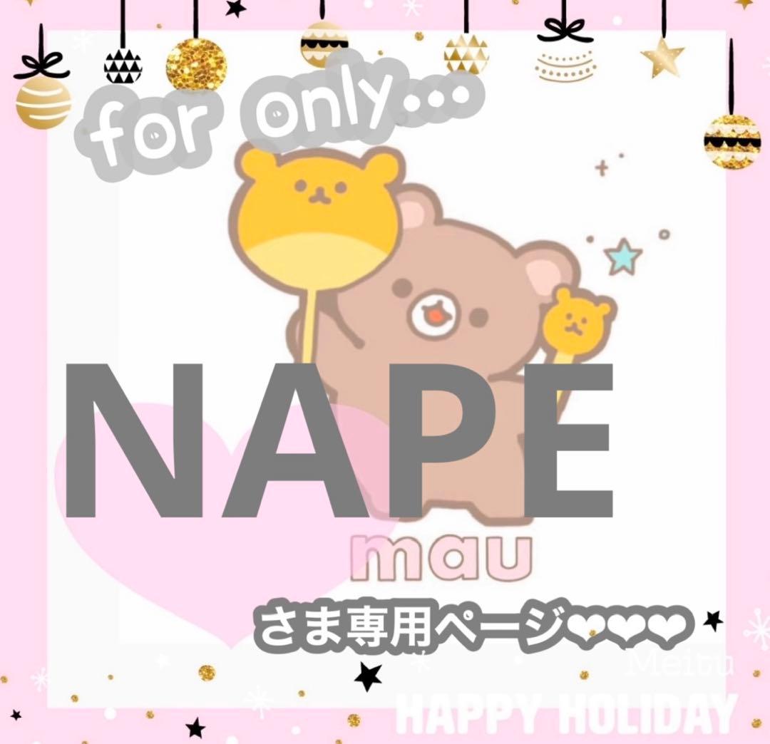 【2/15発送期限】(応レリピ様)(ハ✖️2連連結装飾あり)NAPEページ