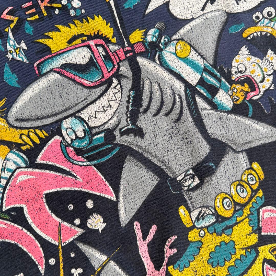 90s RON JON シャークT XL USA製 シングル