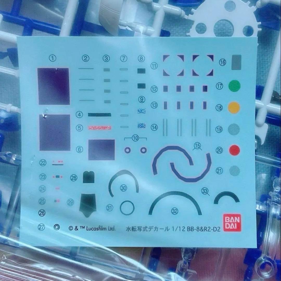 超美品 初版品 赤バンダイ スターウォーズ 1/12 BB8 & R2D2